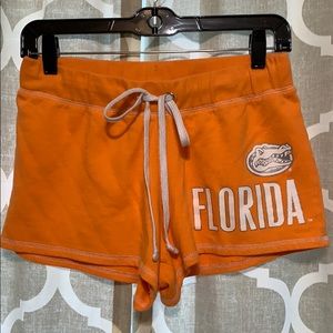 Orange Florida gators drawstring pajama shorts